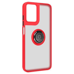 Coque pour smartphone - AVIZAR - Motorola Moto G24 - Coque antichoc - Bague métallique - Support vidéo