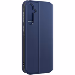 Étui AVIZAR pour Samsung Galaxy A55 5G - Clapet Porte-cartes et Support Vidéo - Bleu Nuit