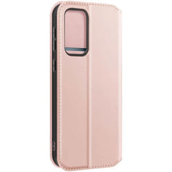 Étui pour Samsung Galaxy A35 5G Clapet Porte-cartes et Support Vidéo Rose Champagne