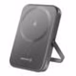 Batterie Externe - SWISSTEN - 5000mAh - USB-C 20W - MagSafe - Support Vidéo Noir