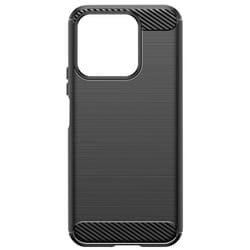 Coque pour Honor X8b - AVIZAR - Effet Carbone et Brossé - Noir - Semi-rigide