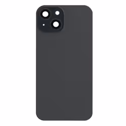 Vitre arrière Complète pour iPhone 15 - AVIZAR - Noir - Pièce de rechange compatible