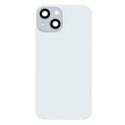 Vitre arrière Complète pour iPhone 15 - AVIZAR - Bleu Pâle - MagSafe intégré