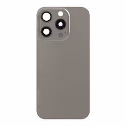 Vitre arrière Complète pour iPhone 15 Pro - AVIZAR - Gris - MagSafe intégré