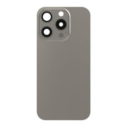 Vitre arrière Complète pour iPhone 15 Pro - AVIZAR - Gris - MagSafe intégré