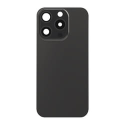Vitre arrière Complète pour iPhone 15 Pro - AVIZAR - Noir - MagSafe intégré