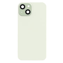 Vitre arrière Complète pour iPhone 15 Plus - AVIZAR - Vert - MagSafe - Remplacement de la coque arrière