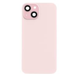 Vitre arrière Complète pour iPhone 15 Plus avec MagSafe Rose Poudré
