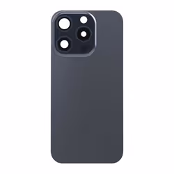 Vitre arrière Complète pour iPhone 15 Pro Max - AVIZAR - Gris Foncé - MagSafe intégré