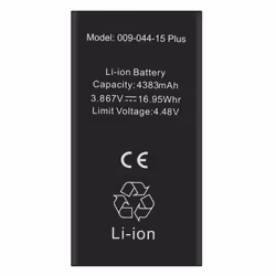 Batterie sans BMS pour iPhone 15 Plus 4383mAh - AVIZAR - BAT-BMS-15M - Noir - Lithium Ion - 37 V