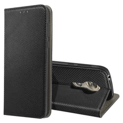 Étui pour Motorola G6 Play et Moto E5 - AVIZAR - Noir - Semi-rigide - Synthétique - Mixte