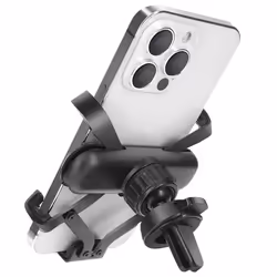 Support de téléphone - AVIZAR - Universel Rotatif - Noir - 360° Rotation - Plastique ABS