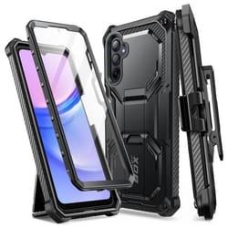 Coque Carbone pour Samsung Galaxy A15 Protection Intégrale Antichoc I-Blason Noir