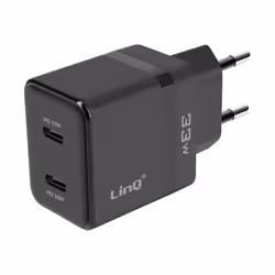 Chargeur Secteur USB-C - LINQ - LinQ - 33W - Power Delivery 3.0 - 2 Ports USB-C