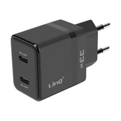 Chargeur Secteur USB-C - LINQ - LinQ - 33W - Power Delivery 3.0 - 2 Ports USB-C