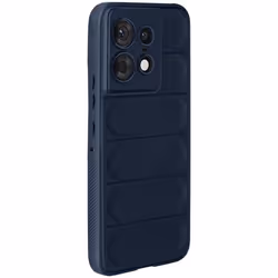 Coque - AVIZAR - Motorola Edge 50 Pro - Antichoc - Silicone - Motif texturé 3D Bleu Nuit