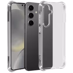 Coque pour Samsung Galaxy S24 FE - AVIZAR - Antichoc Flexible Coins renforcés - Transparent