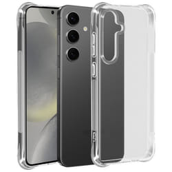 Coque pour Samsung Galaxy S24 FE - AVIZAR - Antichoc Flexible Coins renforcés - Transparent
