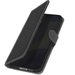 Étui Cuir pour Samsung Galaxy S24 FE - AVIZAR - Portefeuille Anti-RFID Support Noir
