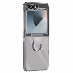 Coque pour Samsung Galaxy Z Flip 6 Bague Rigide Fine Légère Transparent - AVIZAR - Moderne - Mixte