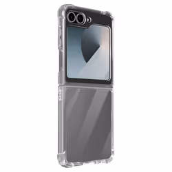 Coque pour Samsung Galaxy Z Flip 6 - AVIZAR - Antichoc Flexible Coins renforcés - Transparent