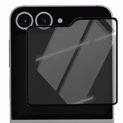 Protection décran - AVIZAR - Samsung Galaxy Z Flip 6 - Verre Trempé - Dureté 9H - Noir