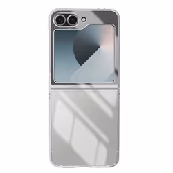 Coque de protection rigide transparente pour Samsung Galaxy Z Flip 6