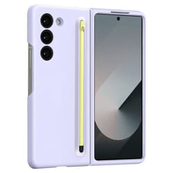 Coque Samsung Galaxy Z Fold 6 Soft Touch avec Stylet Tactile Lavande
