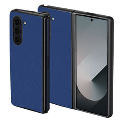 Coque pour Samsung Galaxy Z Fold 6 - AVIZAR - Design Pliable Texture Grainée - Bleu Nuit
