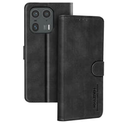 Étui pour Motorola Edge 50 Ultra - AVIZAR - Portefeuille Support Vidéo - Noir
