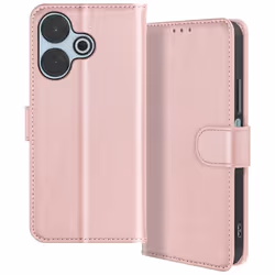 Étui pour Xiaomi Redmi 13 - AVIZAR - Chesterfield - Portefeuille et Support Vidéo - Rose