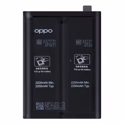 Batterie interne pour Oppo Find X3 Neo 4500mAh BLP825 Noir