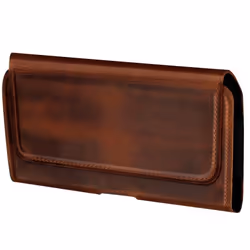 Étui Ceinture Universel Taille XL Cuir Royal Fermeture Aimantée Marron - AVIZAR - Rigide - Mixte