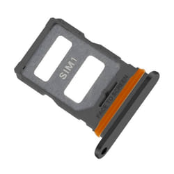 Tiroir carte SIM pour Xiaomi 12 Lite Dual Nano SIM Noir
