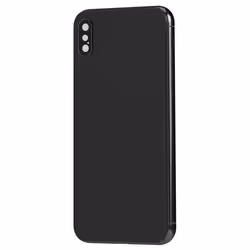 Châssis de remplacement - iPhone - X - Noir - Vitre arrière - Réparation durable