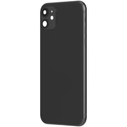 Châssis iPhone 11 - AVIZAR - Vitre arrière Noir - Réparation - Durable - Esthétique restaurée