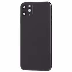 Châssis de remplacement - iPhone - 11 Pro Max - Vitre arrière - Gris Foncé - Durable et fiable