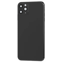 Châssis de remplacement - iPhone - 11 Pro Max - Vitre arrière - Gris Foncé - Durable et fiable