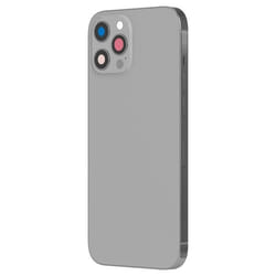 Châssis iPhone 12 Pro Max - AVIZAR - Argent - Remplacement vitre arrière - Durable - Fiable