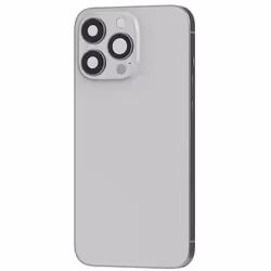 Châssis iPhone 13 Pro - AVIZAR - Vitre arrière de remplacement - Gris - Qualité supérieure - Contrôle qualité