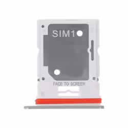 Tiroir carte SIM pour Xiaomi Redmi Note 11 Pro Dual Nano SIM Blanc
