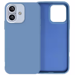 Coque pour iPhone 16 Plus - AVIZAR - Semi-rigide Soft-touch - Bleu Clair - Protection antichoc et anti-rayures