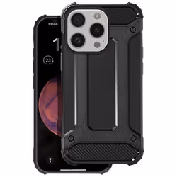 Coque pour iPhone 16 Pro Max Hybride Coins Renforcés Anti-chutes 1.8m Noir