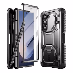 Coque Carbone pour Samsung Z Fold 6 Protection Intégrale Antichoc I-Blason Noir