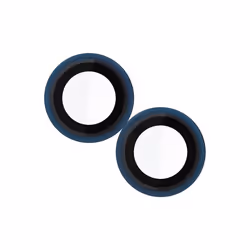 Lentille Caméra Arrière - iPhone 13 / 13 Mini - 100% Compatible - Couleur Bleu - Protection - Remplacement