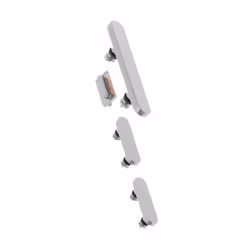 Bouton Power Volume et Silencieux pour iPhone 13 et 13 Mini Blanc