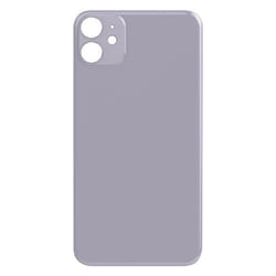 Vitre arrière de remplacement - iPhone - 11 - Violet - Installation simplifiée - Qualité similaire à loriginale