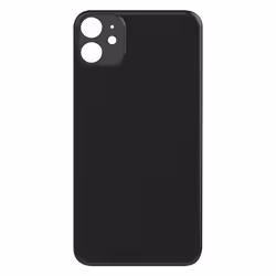 Vitre arrière de remplacement - AVIZAR - iPhone 11 - Noir - Facile à installer - 20 g