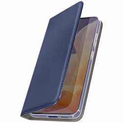 Étui pour Motorola Moto G85 Clapet Porte-carte Magnétique Bleu Nuit - AVIZAR - Semi-rigide - Synthétique - Mixte
