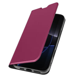 Étui pour iPhone 16 Pro Max - AVIZAR - Soft touch - Porte-carte - Support Vidéo - Bordeaux
